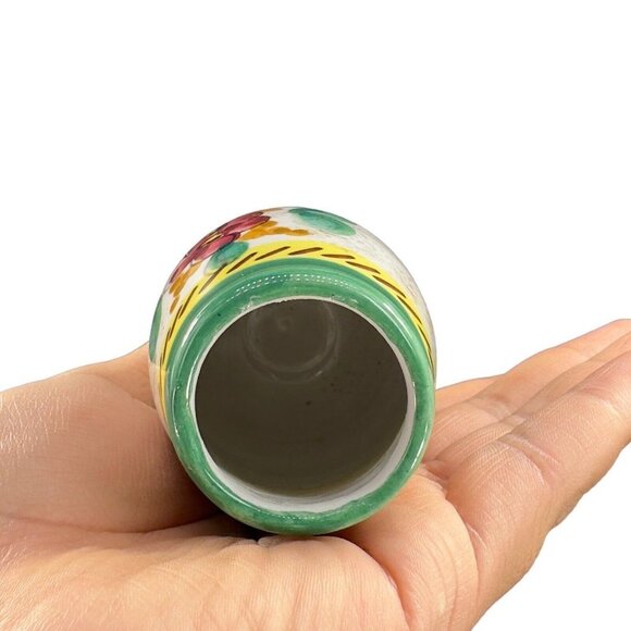 Italian Art Pottery Bud Vase Hand Made Ceramic Vase Signed A Stefano M Carujo - Picture 4 of 10